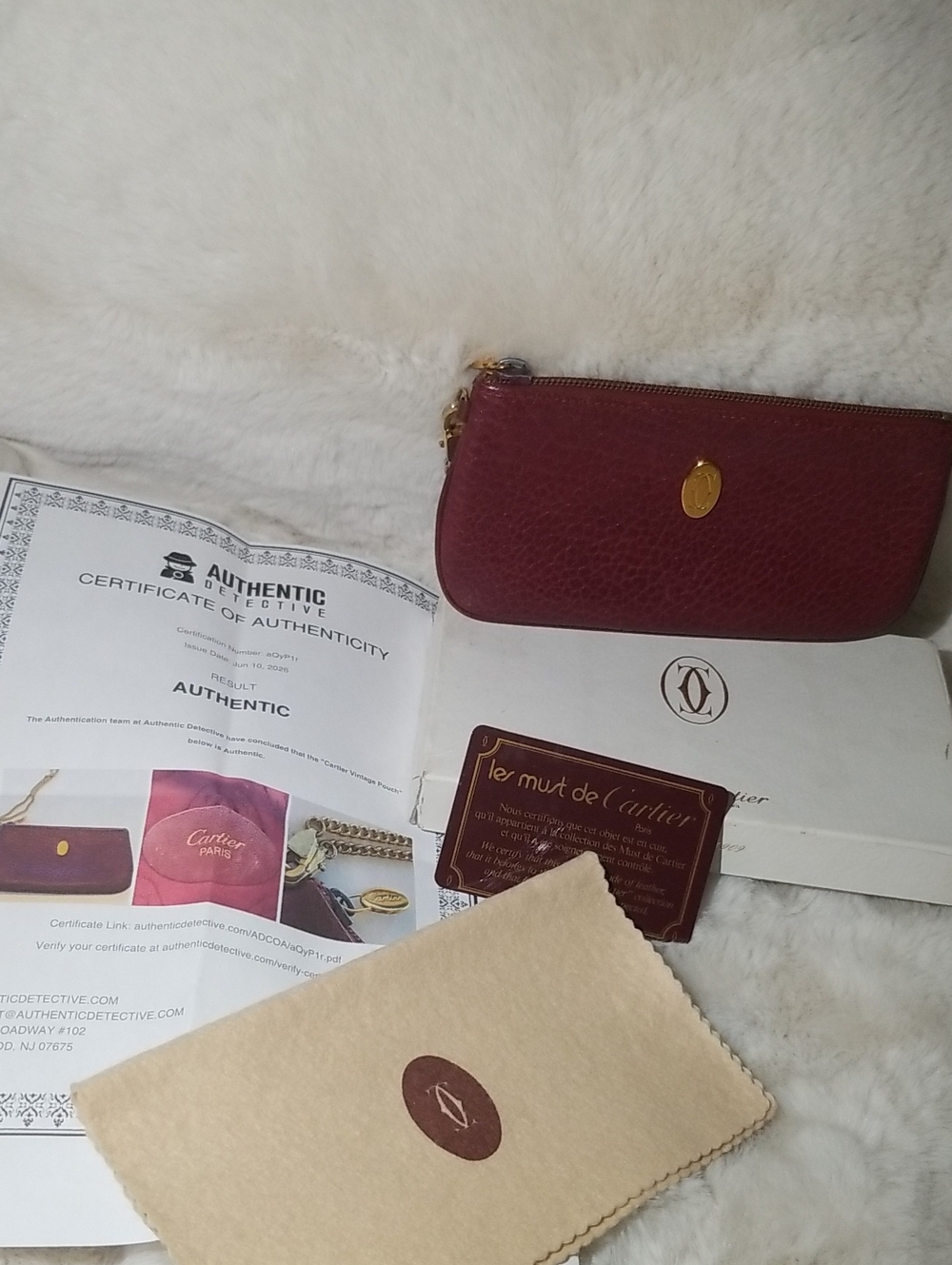 Cartier Pochette w Box FI
